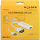 Adapter AV Delock D-Sub (VGA) - HDMI + USB-A biały (62460) 733216 4043619624607