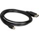 Kabel Delock DisplayPort Mini - DisplayPort 1.8m czarny (82438) 733243 4043619824380