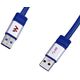 Kabel USB Maclean USB-A - USB-A 3 m Niebieski (MCTV-606) 740368 5903292800660