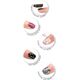 Rio Zestaw do pielęgnacji paznokci Complete Nail Art Glits & Glamour (RIO NADG) 754560 5019487083944