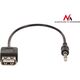 Adapter USB Maclean USB - Jack 3.5mm Czarny  (MCTV-693) 764087 5902211100805