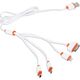 Kabel USB Omega USB-A - 1 m Pomarańczowy (OUCK4WO) 738338 5907595428132