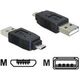 Adapter USB Delock microUSB - USB Czarny  (65036) 794545 4043619650361