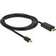 Kabel Delock DisplayPort Mini - HDMI 2m czarny (83699) 804034 4043619836994