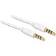 Kabel Delock Jack 3.5mm - Jack 3.5mm 2m biały (83441) 806035 4043619834419