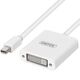 Adapter AV Unitek DisplayPort Mini - DVI-I biały (Y-6326WH) 833839 4894160009609
