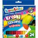 St. Majewski Kredki szkolne trójkątne, 24 kolory, licencja BAMBINO 878822 5903235002076