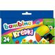 Bambino Kredki BAMBINO, 24 kolory, licencja BAMBINO 878845 5903235000218