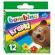 Bambino Kredki BAMBINO, 12 kolorów, licencja BAMBINO 878863 5903235000225