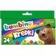 Bambino Kredki BAMBINO, 24 kolory, licencja BAMBINO 878845 5903235000218