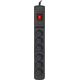 Listwa zasilająca Armac Multi M6 przeciwprzepięciowa 6 gniazd 4.5 m czarna (M6/45/CZ) 922991 5904722193130