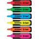 Q-Connect ZAKREŚLACZ FLUOR. Q-CONNECT 4 SZT. MIX, GR.LINII PIS.: 1-5,2MM,DŁ. LINII 250M (7358906PL-99) 951176 5901498079736