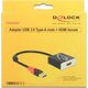 Adapter USB Delock USB - HDMI Czarny  (62736) 1041444 4043619627363