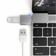 Adapter USB Satechi USB-C - USB Srebrny  (ST-TCUAM) 1087091 879961005436