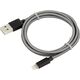 Kabel USB Ansmann USB-A - Lightning 1 m Szary (1700-0045) 1097893 4013674080601