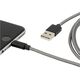 Kabel USB Ansmann USB-A - Lightning 1 m Szary (1700-0045) 1097893 4013674080601