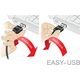 Adapter USB Delock USB - USB Czarny  (65521) 1126290 4043619655212