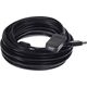 Kabel USB Maclean USB-A - USB-A 10 m Czarny (MCTV-757) 1132838 5902211103110