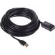 Kabel USB Maclean USB-A - USB-A 10 m Czarny (MCTV-757) 1132838 5902211103110