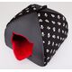 Hobbydog Budka Igloo - Czarny w łapki R2 1140391 5902052045693