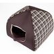 Hobbydog Budka Igloo - Brąz w kratkę R1 1140393 5902052045723