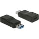 Adapter USB Delock USB-C - USB Czarny  (65696) 1241489 4043619656967