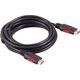 Kabel Maclean HDMI - HDMI 3m czerwony (MCTV-813) 1241499 5902211102472