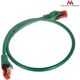 Maclean Patchcord, Cat6, 1m, zielony (MCTV-301G) 1422398 5902211105985