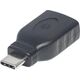 Adapter USB Manhattan USB-C - USB Czarny  (354646) 1623231 766623354646