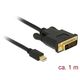 Kabel Delock DisplayPort Mini - DVI-D 1m czarny (83988) 1660263 4043619839889