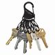 Breloczek Nite Ize KeyRack + 6x micro karabińczyk stal nierdzewna czarny (KRS-03-01) 1682647 94664026551