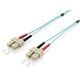 Equip Patchcord światłowodowy SC - SC Multimode Duplex OM3, 3m (255323) 1724503 4015867162422