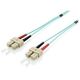 Equip Patchcord światłowodowy SC - SC Multimode Duplex OM3, 2m (255322) 1762933 4015867162415