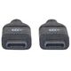 Kabel USB Manhattan USB-C - USB-C 0.5 m Czarny (354899) 1770781 766623354899