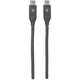 Kabel USB Manhattan USB-C - USB-C 0.5 m Czarny (354899) 1770781 766623354899