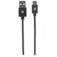 Kabel USB Manhattan USB-A - USB-C 2 m Czarny (354929) 1770796 766623354929