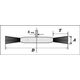 Szczotpol Szczotka tarczowa z trzpieniem 6mm śr. 100mm A40 3010026 5903792240041