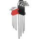 Yato Zestaw kluczy trzpieniowych torx typ L T10-T50 z otworem 9szt. (YT-0512) 3021639 5906083905124