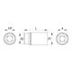 Yato Nasadka 6-kątna 1/4" 11mm długa (YT-1422) 3021978 5906083914225