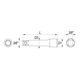 Yato Przedłużka 3/8" 35mm (YT-3842) 3030053 5906083938429