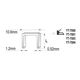 Yato Zszywki tapicerskie 6mm 10,6x1,2mm 1000szt. (YT-7022) 3030426 5906083970221