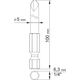 Yato Końcówki wkrętakowe Tri-Wing TW1x100mm TW3x100mm 1/4 2szt. (YT-0496) 3039597 5906083904967