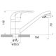 Bateria umywalkowa Ferro Vasto stojąca chrom (BVA2A) 3051496 5901095652486