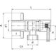 Valvex Zawór kątowy Vega z głowicą ceramiczną 1/2"x1/2"  (1482740) 3069360 5907451930090