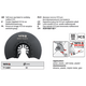 Yato Brzeszczot okrągły HCS do narzędzia wielofunkcyjnego 88mm (YT-34681) 3069861 5906083346811