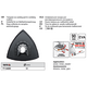 Yato Stopa szlifierska do narzędzia wielofunkcyjnego 90mm YT-34689 3069869 5906083346897