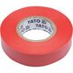 Yato Taśma elektroizolacyjna 15x0,13mm/20m PVC izolacja-max 40kV czerwona - YT-81592 3073900 5906083815928