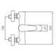 Bateria wannowa Ferro Algeo ścienne chrom (BAG1) 3075682 5901095682995