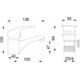Bateria umywalkowa Hydroland Joker stojąca chrom (5900308736364) 3076699 5900308736364