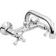 Bateria umywalkowa Hydroland Retro ścienna chrom (5900238565171) 3076716 5900238565171